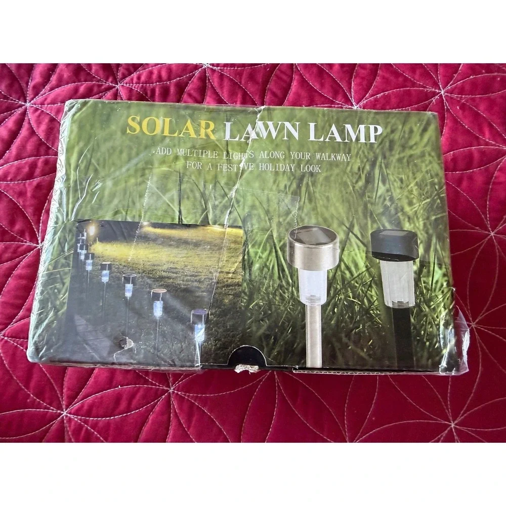 Solar Lawn Lamps Pathway Garden Outdoor Lighting Decorative Landscape Lights